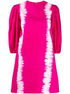 MSGM платье мини с принтом тай-дай