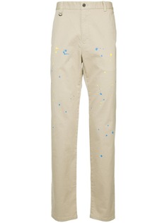 Guild Prime брюки-чинос с эффектом разбрызганной краски