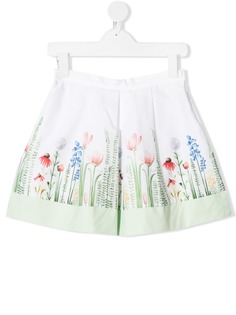 Il Gufo юбка с цветочным принтом