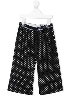 Miss Blumarine укороченные брюки в горох