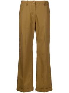 Aspesi брюки с завышенной талией и складками