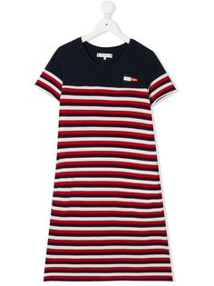 Tommy Hilfiger Junior платье-футболка в полоску