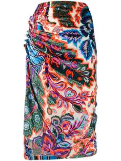 Paco Rabanne юбка асимметричного кроя