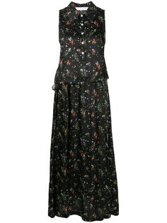 Société Anonyme платье-рубашка с цветочным принтом