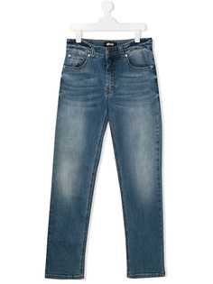Molo Kids джинсы кроя слим с эффектом потертости