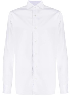 Barba рубашка с косым воротником