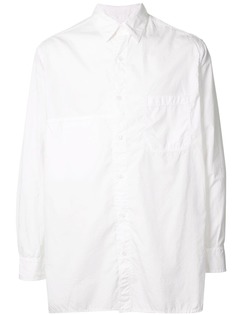 Yohji Yamamoto рубашка оверсайз с нагрудными карманами