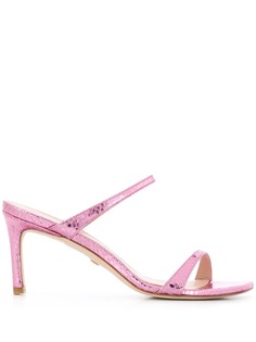 Stuart Weitzman босоножки Aleena 75 с тиснением под змеиную кожу