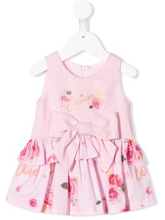 Lapin House платье с принтом роз