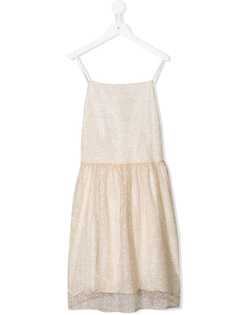 Le Gemelline By Feleppa платье в полоску с блестками