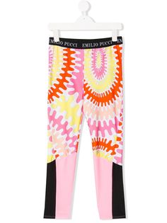 Emilio Pucci Junior легинсы с узором