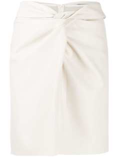 Nanushka юбка мини с узлом