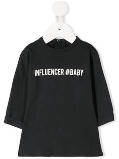 Message In The Bottle платье с надписью Influencer