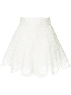 Zimmermann юбка Bowie с фестончатыми краями