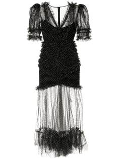Alice McCall платье в горох с оборками
