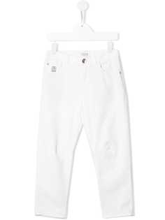 Brunello Cucinelli Kids джинсы прямого кроя