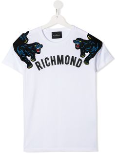 John Richmond Junior футболка с вышивкой