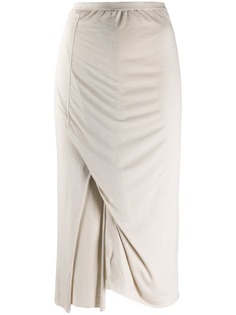 Rick Owens Lilies юбка асимметричного кроя с драпировкой