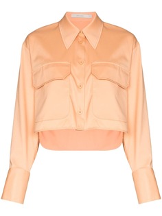 Low Classic укороченная рубашка с нагрудными карманами