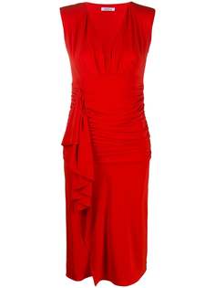 P.A.R.O.S.H. платье миди Rava со сборками