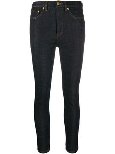 Victoria Victoria Beckham укороченные джинсы скинни с завышенной талией