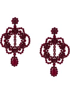 Simone Rocha серьги с кристаллами