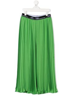Miss Blumarine плиссированные брюки палаццо
