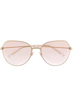 Givenchy Eyewear солнцезащитные очки в круглой оправе