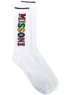 Missoni носки с логотипом в полоску