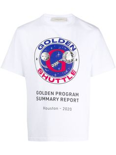 Golden Goose футболка с принтом Golden Shuttle