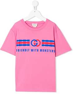 Gucci Kids футболка с принтом