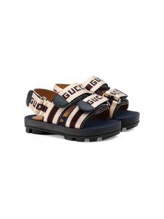 Gucci Kids сандалии Gucci в полоску