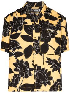 Jacquemus рубашка La chemise с цветочным принтом