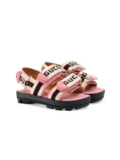 Gucci Kids сандалии Gucci в полоску