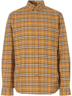Burberry клетчатая рубашка