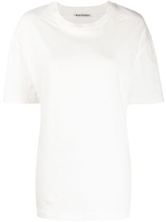 Acne Studios футболка оверсайз с логотипом