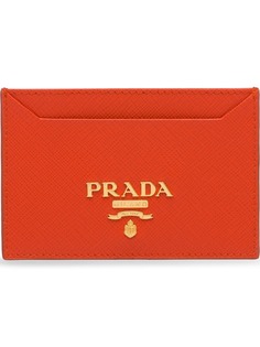Prada картхолдер из кожи Saffiano