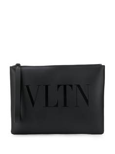 Valentino клатч Valentino Garavani с логотипом VLTN