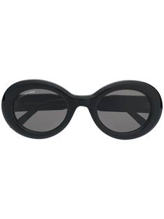 Balenciaga Eyewear солнцезащитные очки BB0074S в овальной оправе