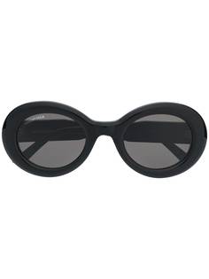 Balenciaga Eyewear солнцезащитные очки BB0074S в овальной оправе