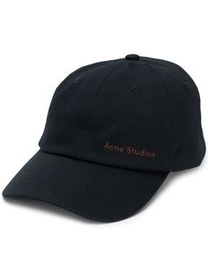 Acne Studios бейсболка с вышитым логотипом