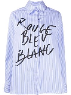 Être Cécile рубашка с заостренным воротником и принтом