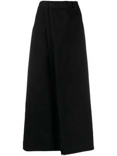 MM6 Maison Margiela джинсовая юбка с оборками