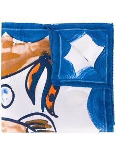 Eredi Chiarini fish print foulard