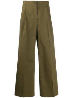 MSGM брюки палаццо с завышенной талией