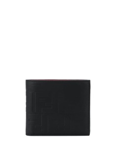 Fendi складной бумажник с тисненым логотипом FF