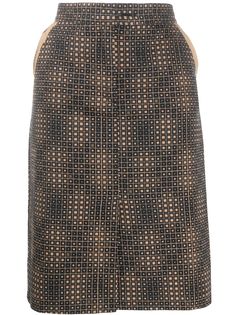 Fendi Pre-Owned юбка-карандаш 1980-х годов с принтом