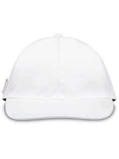 Prada бейсбольная кепка с металлическим логотипом