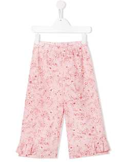 Vivetta Kids брюки Violetta с цветочным принтом