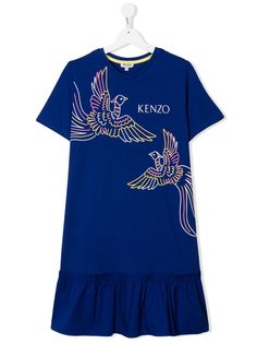 Kenzo Kids платье-футболка с логотипом